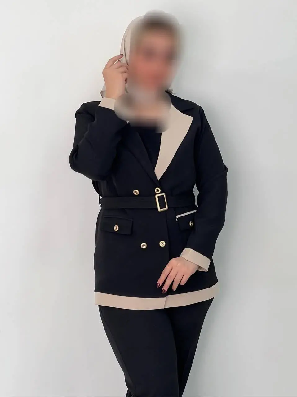 👚نام: کت شلوار مزونی ثمین
