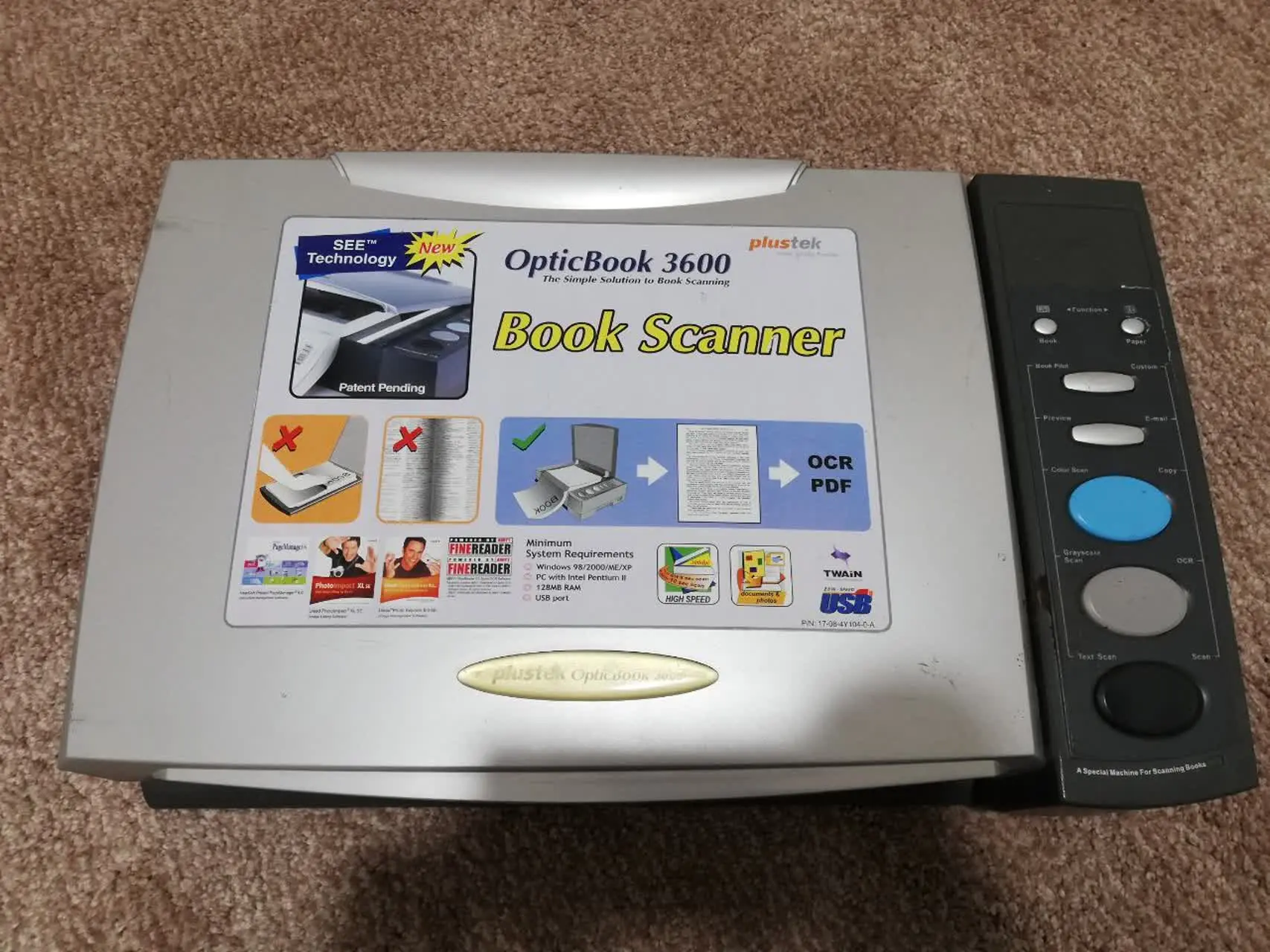 📠 اسکنر کتاب مدل plustek op...