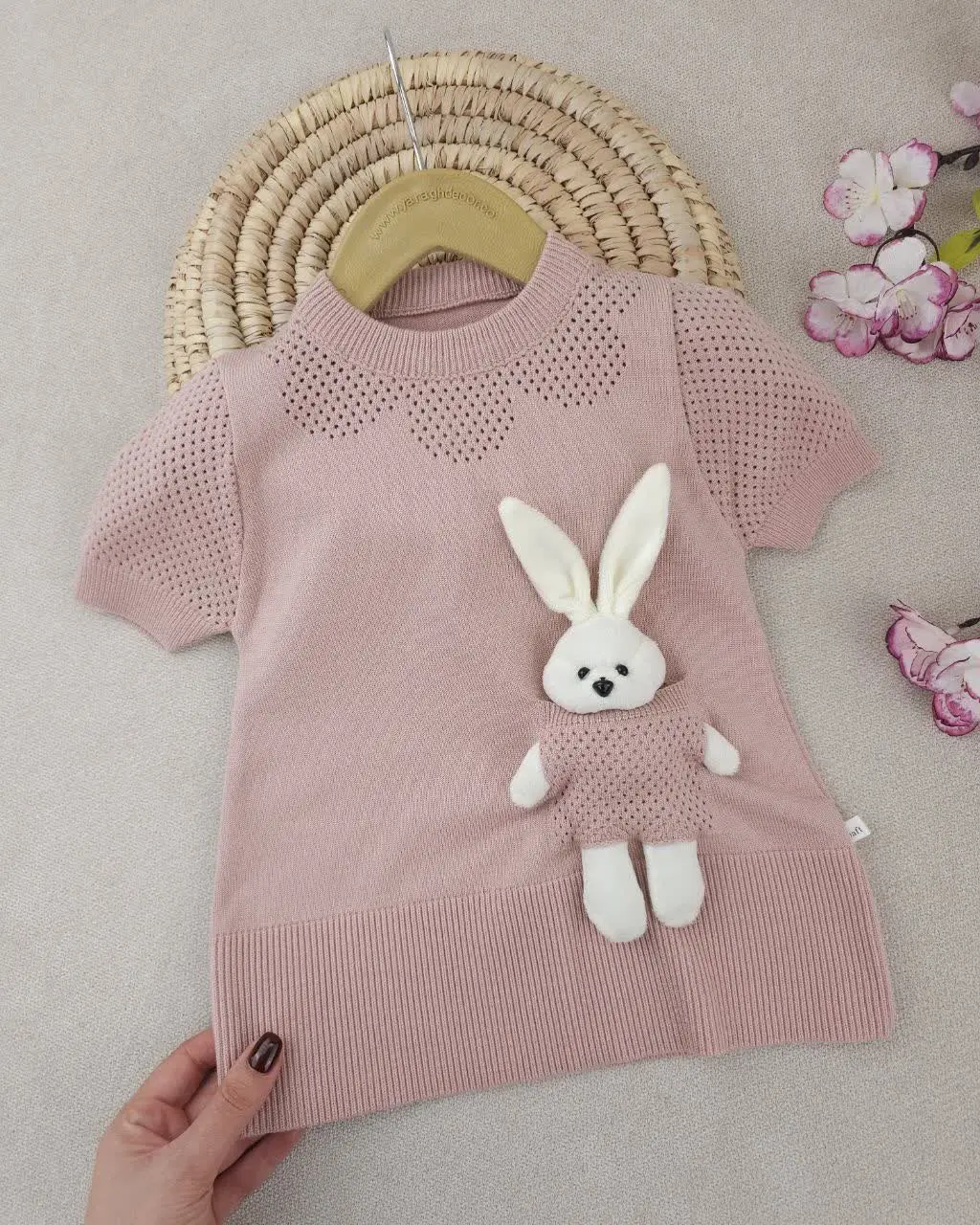 تونیک دخترانه آستین کوتاه ج...