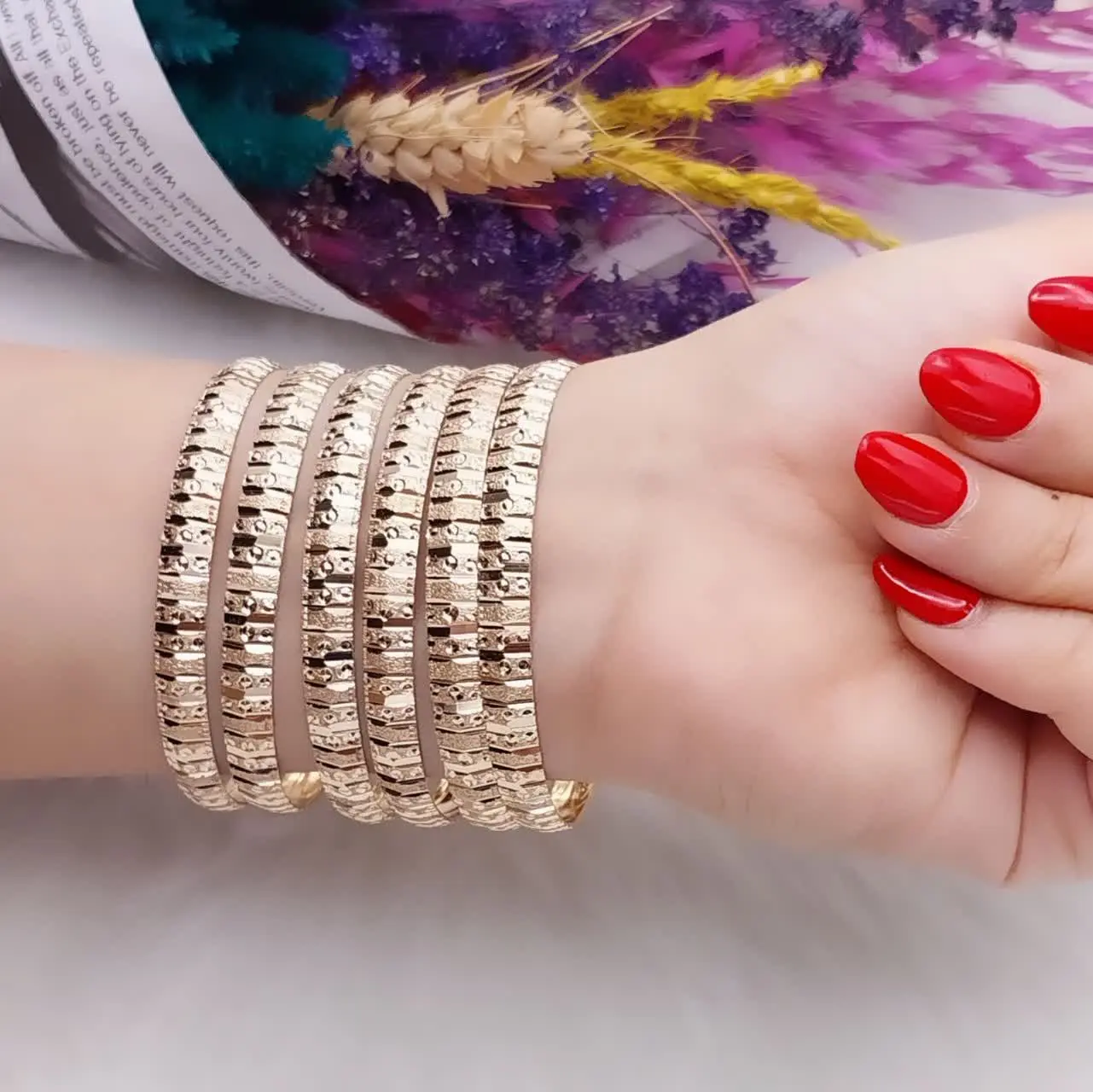 #النگو ۶میل طلا‌روس جدید😍
