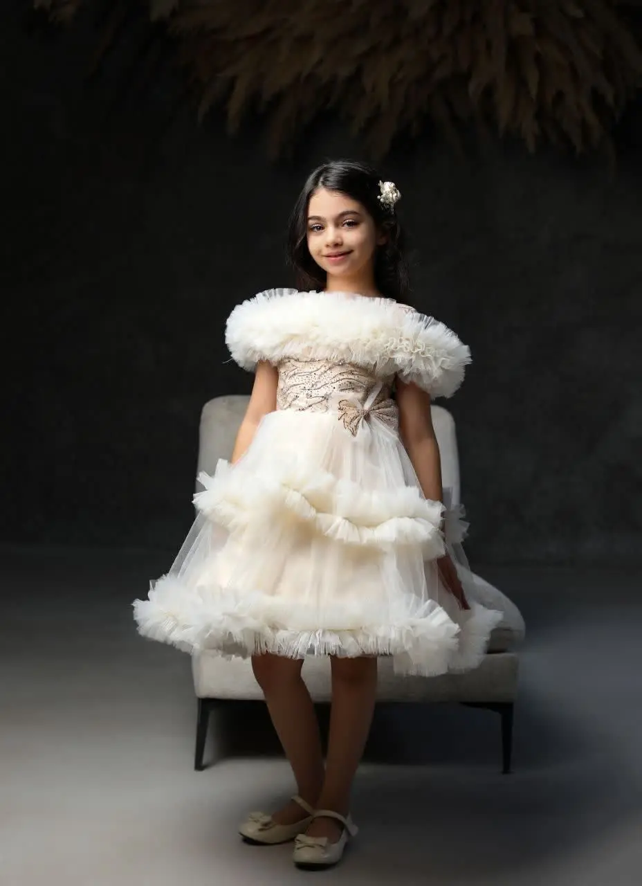 لباس عروس پرنسسی دخترانه مد...