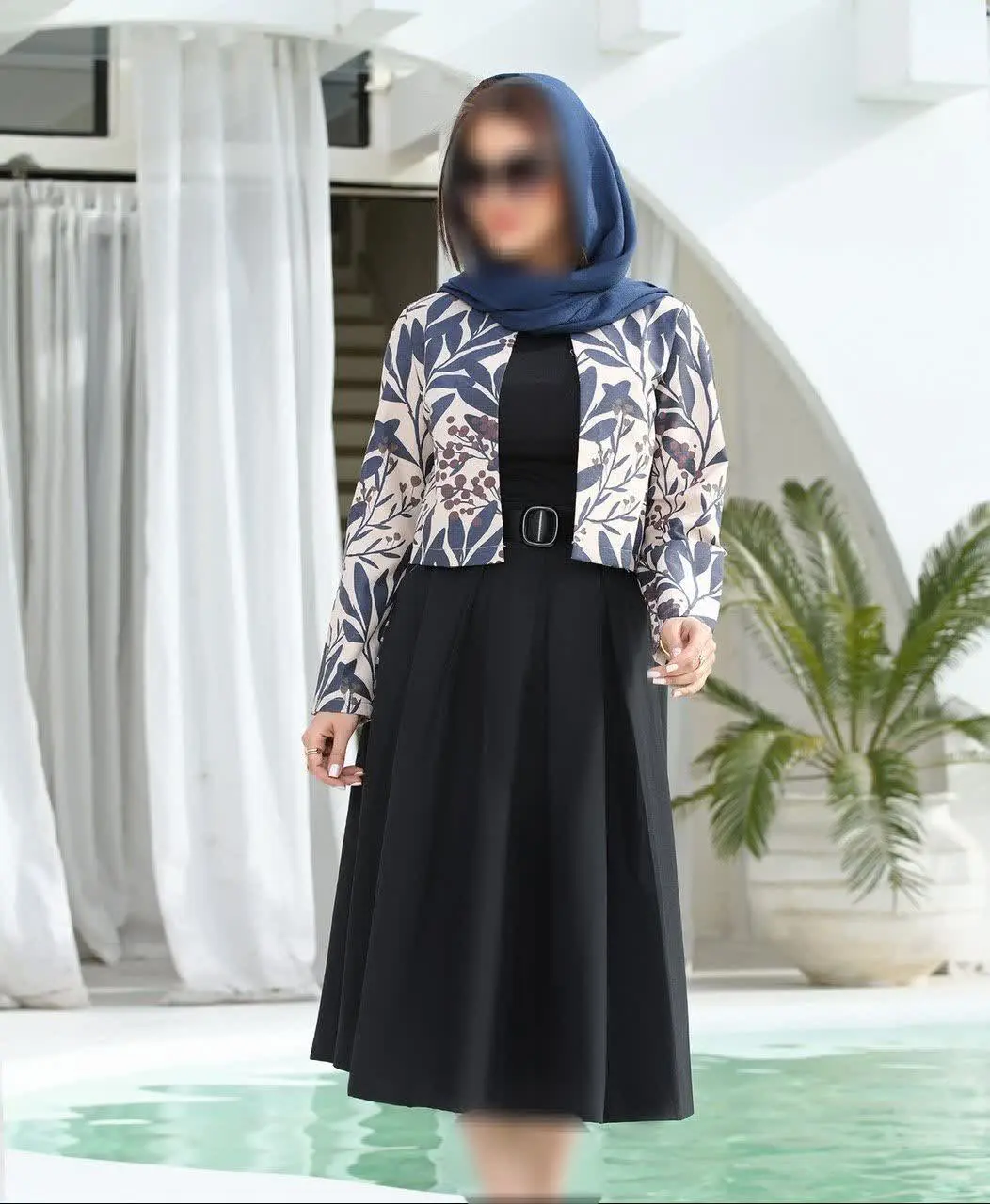 نام: کت و دامن و کمربندمدل بهار
