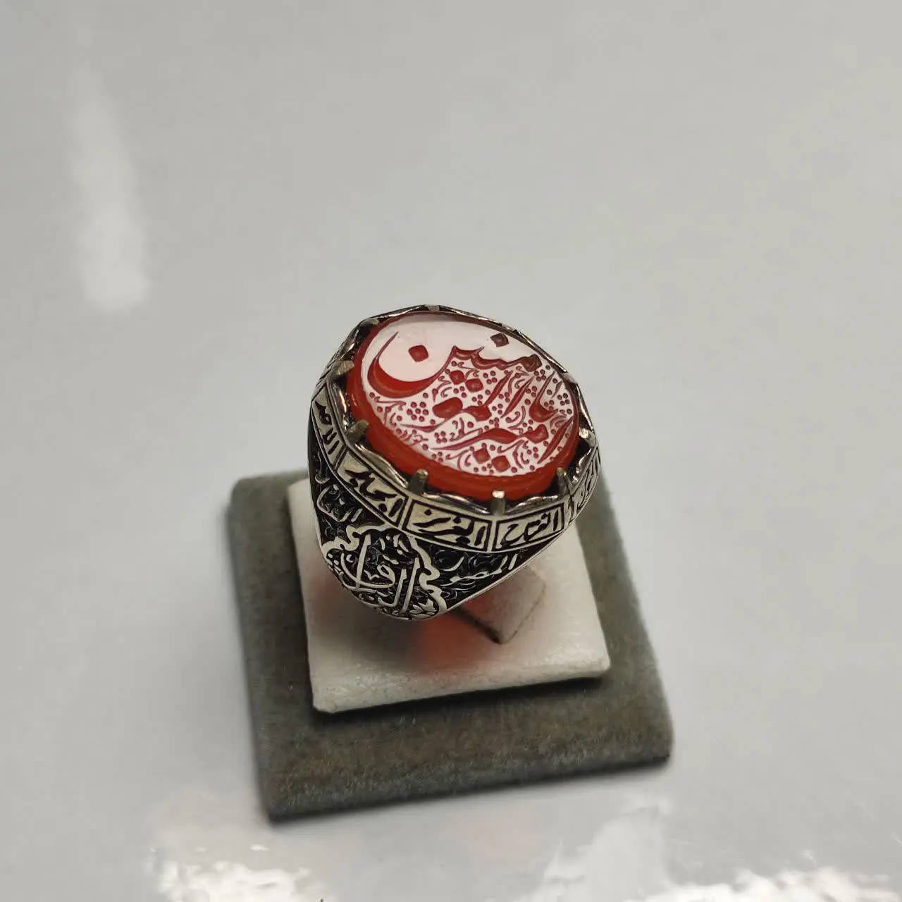 انگشتر نقره مردانه با طراحی...