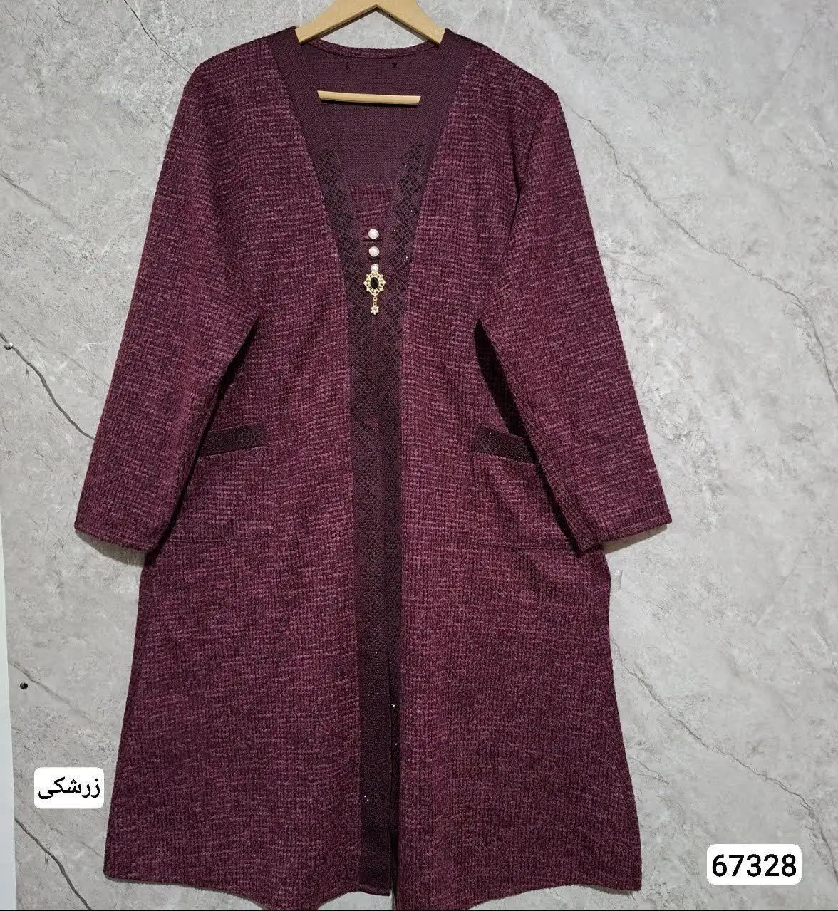 ✅مانتو بیسکوییتی ۲ps (جلو ب...