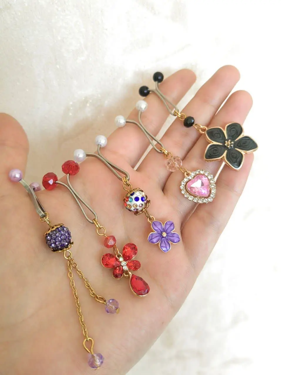 پک پنج عددی گیره روسری جنس عالی 
