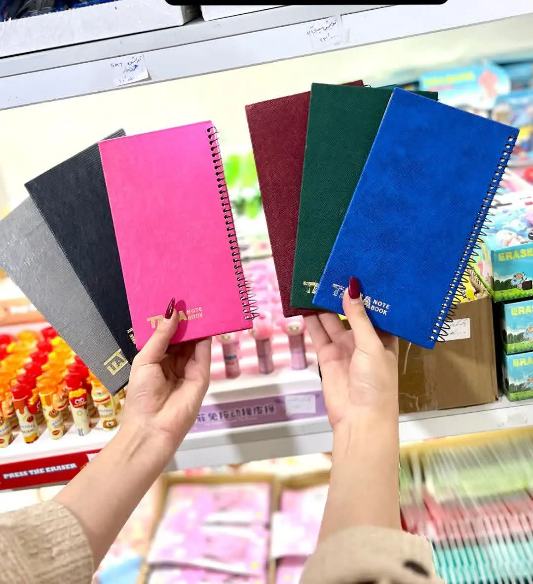 دفترچه یادداشت چرمی بزرگ 
