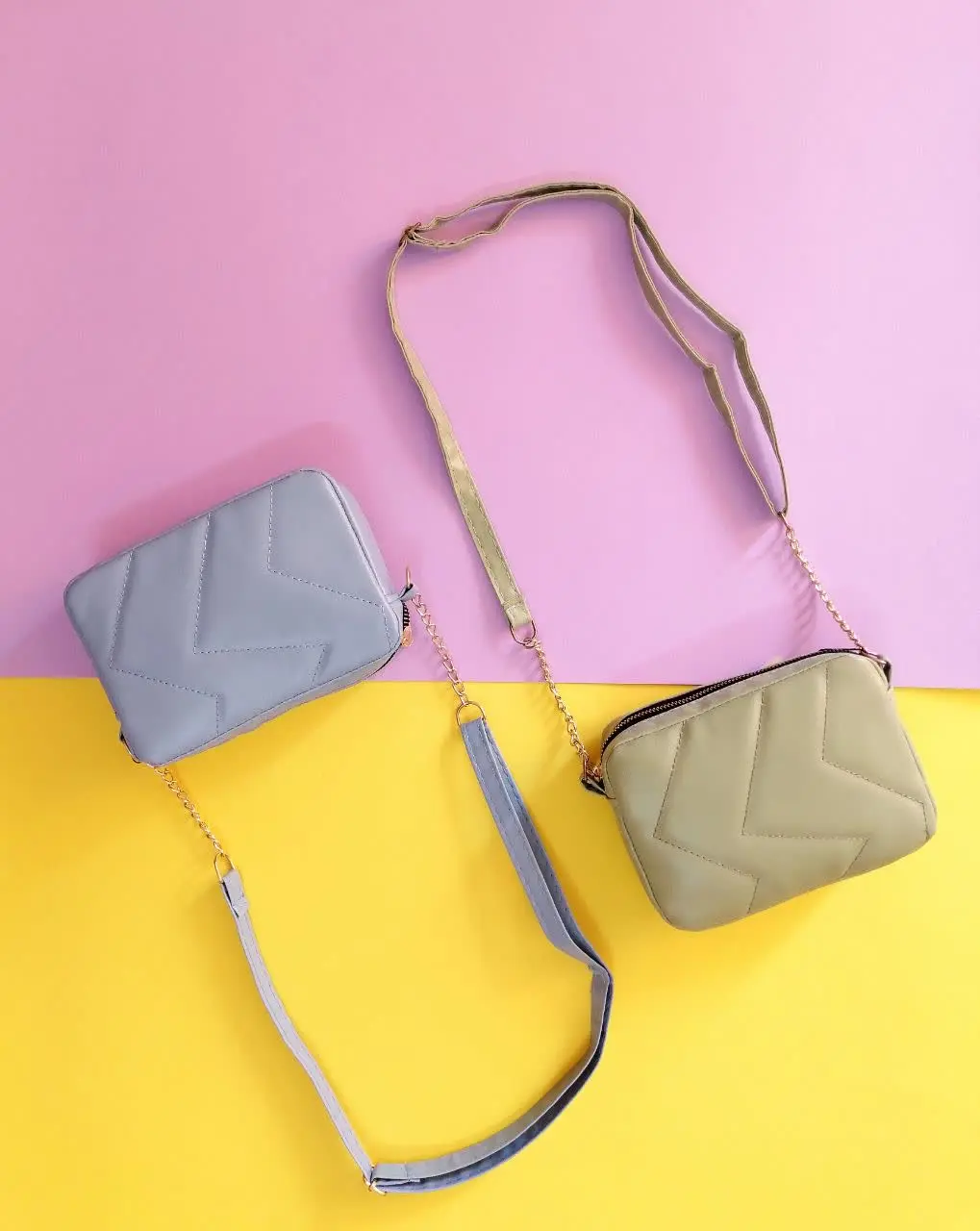 کیف زارا با دوخت مورب 
