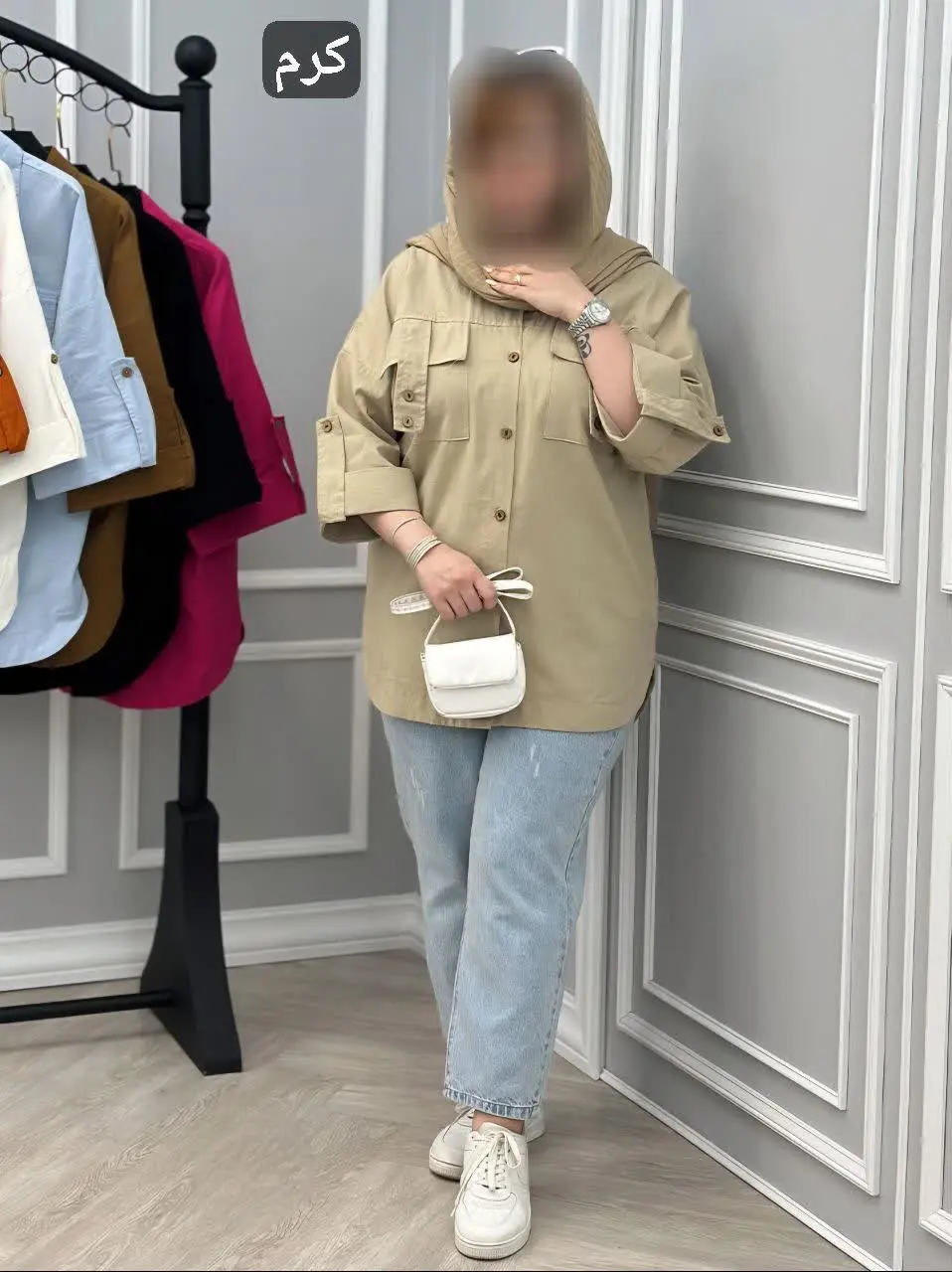 نام: مانتو جیب صلیب
