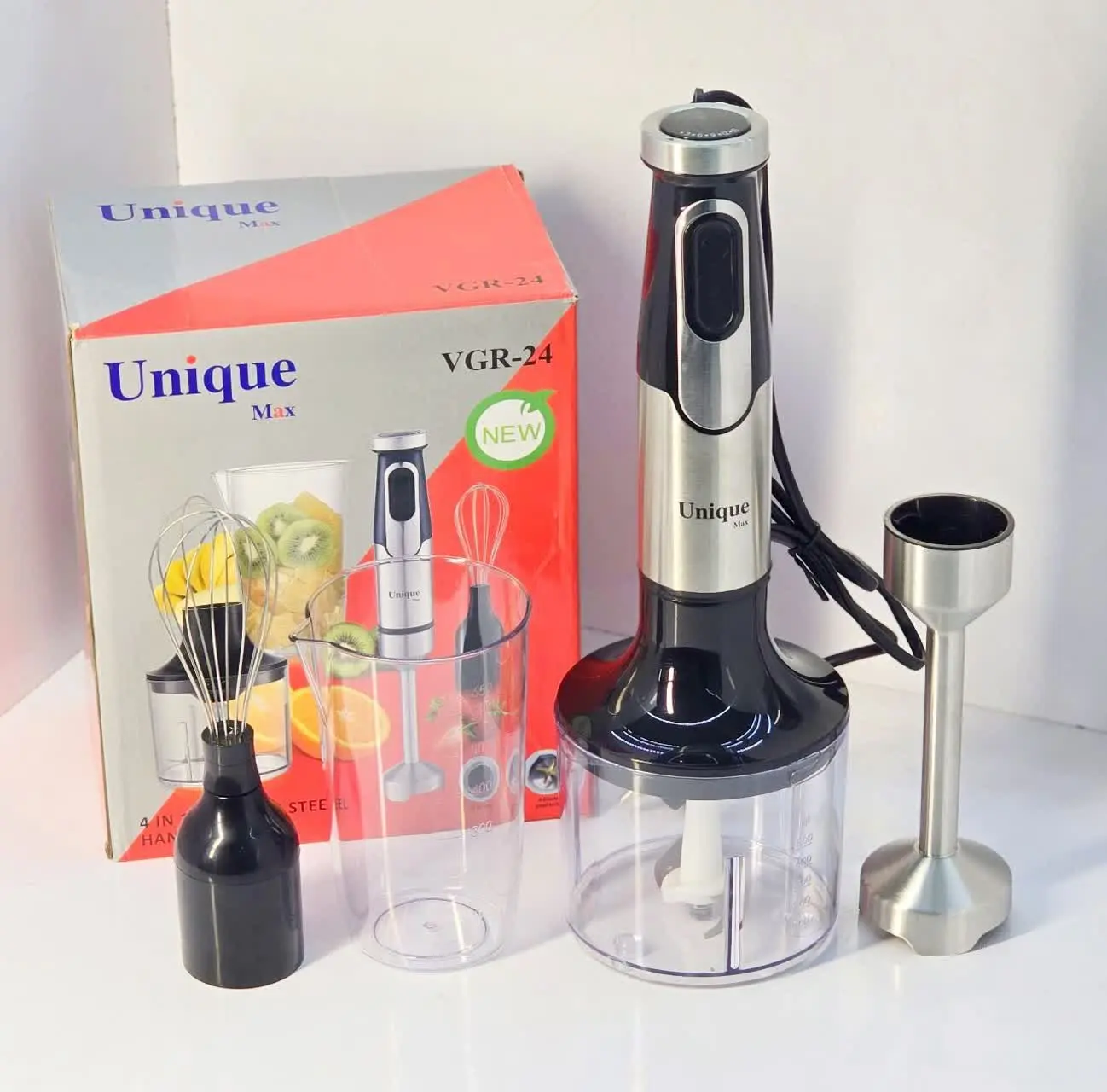 #گوشتکوب ۴ کاره استیل Unique 🍓
