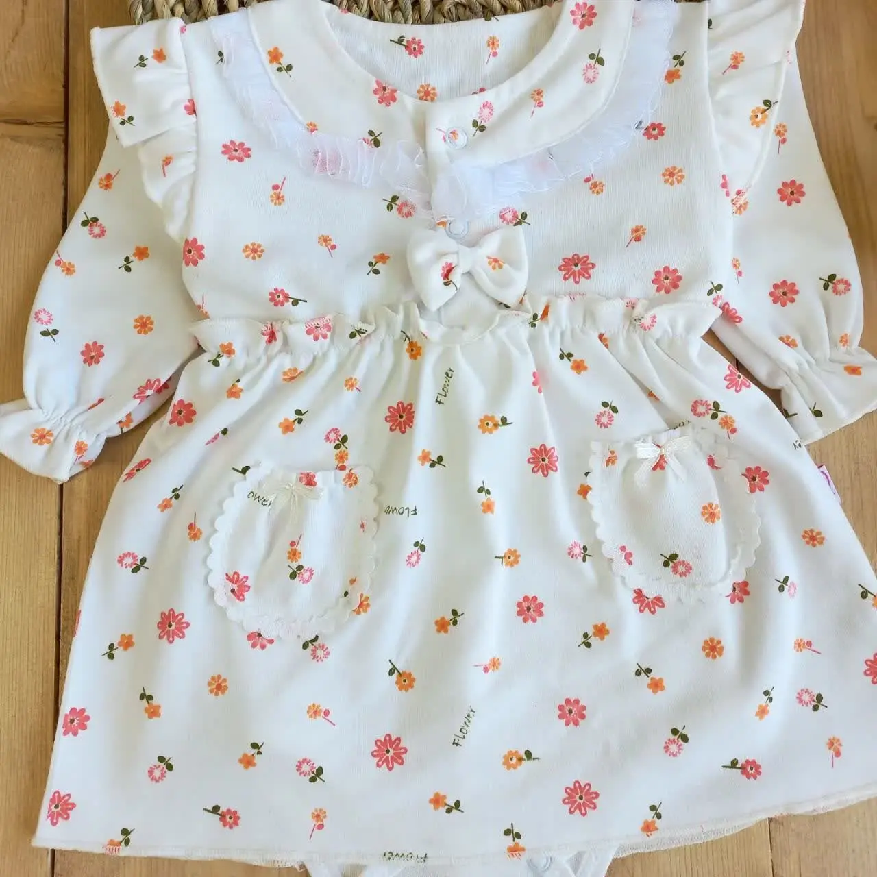 بادی دامن دار نباتی آستین بلند
