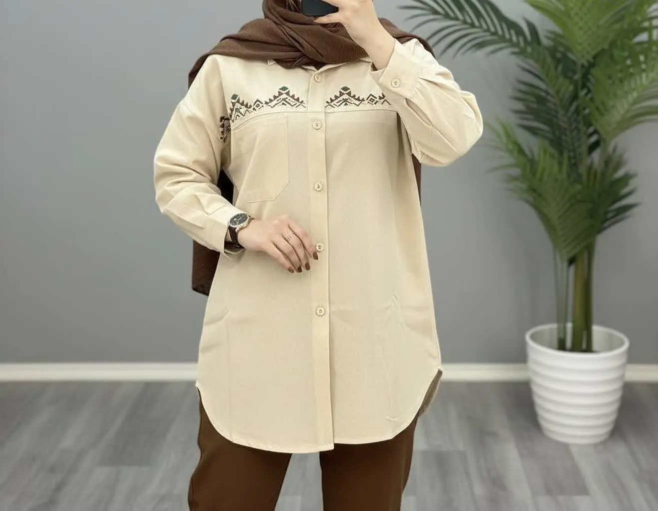 📋 توضیحات: 🌱یه مانتو کتان خ...