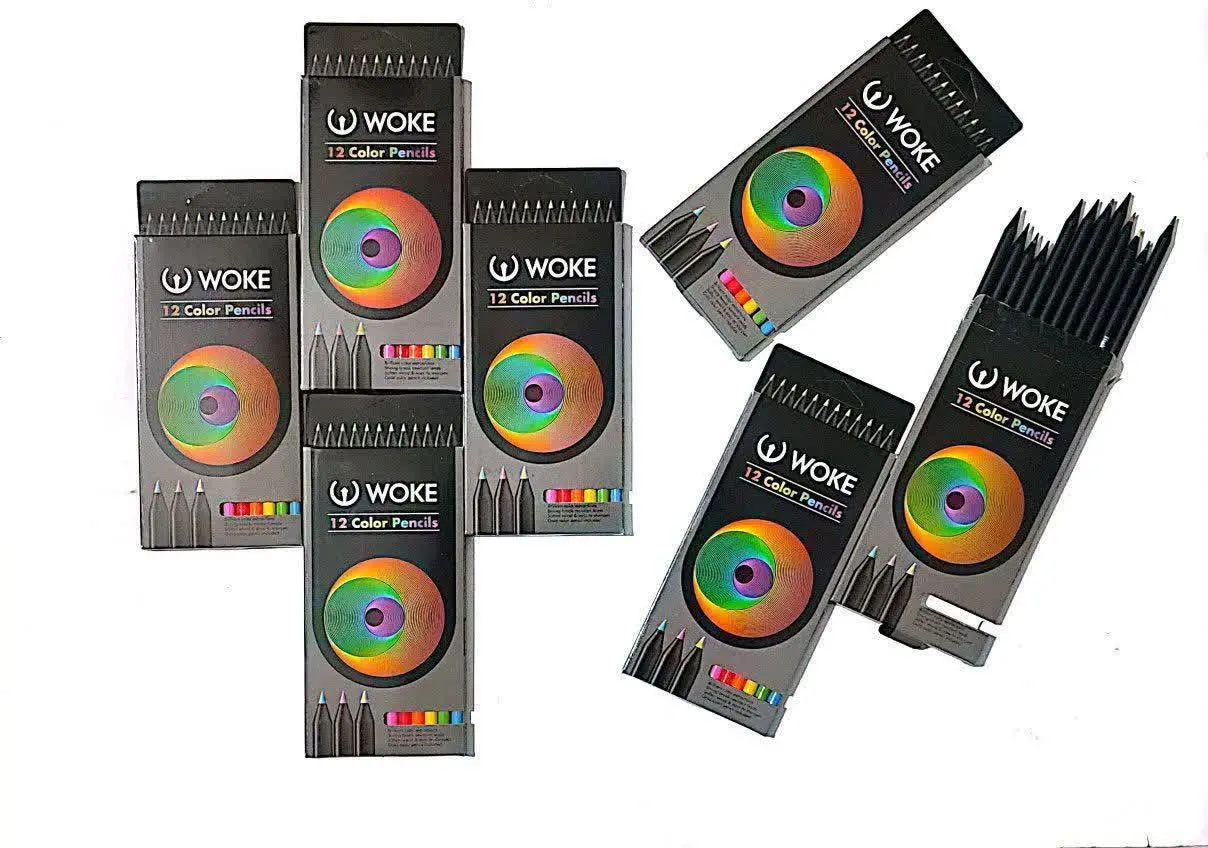 مداد ۱۲ رنگ مقوایی بدنه مشکی وک کد ۹۵۰۱
