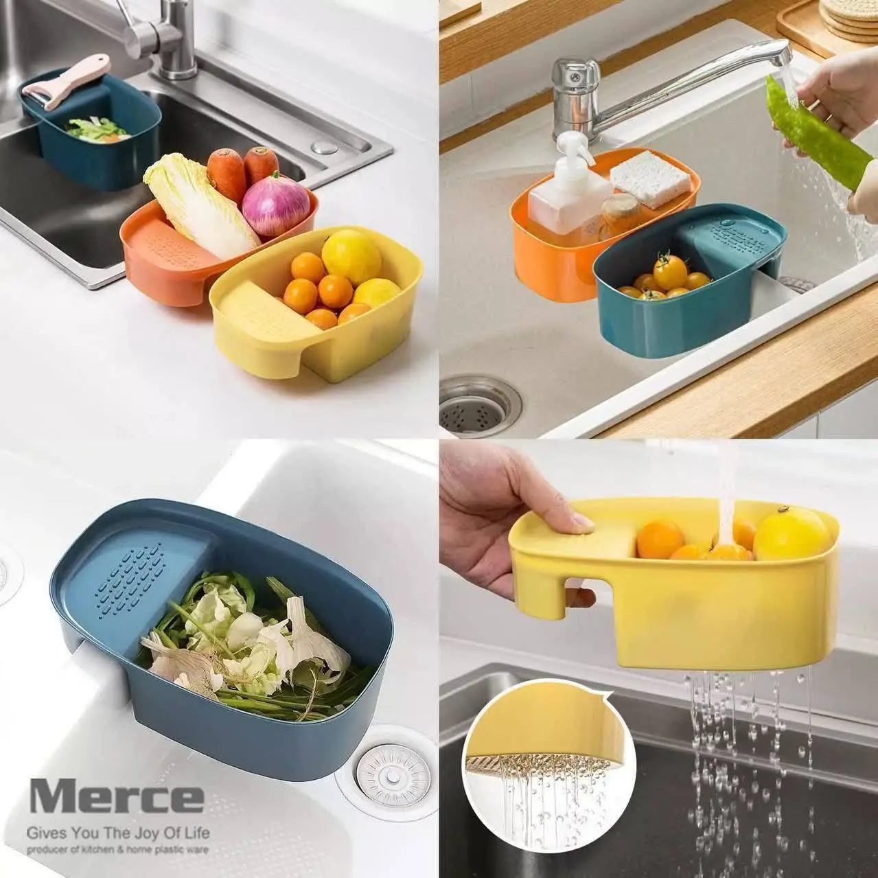 🌸سبد لبه سینک مرسه 🌸