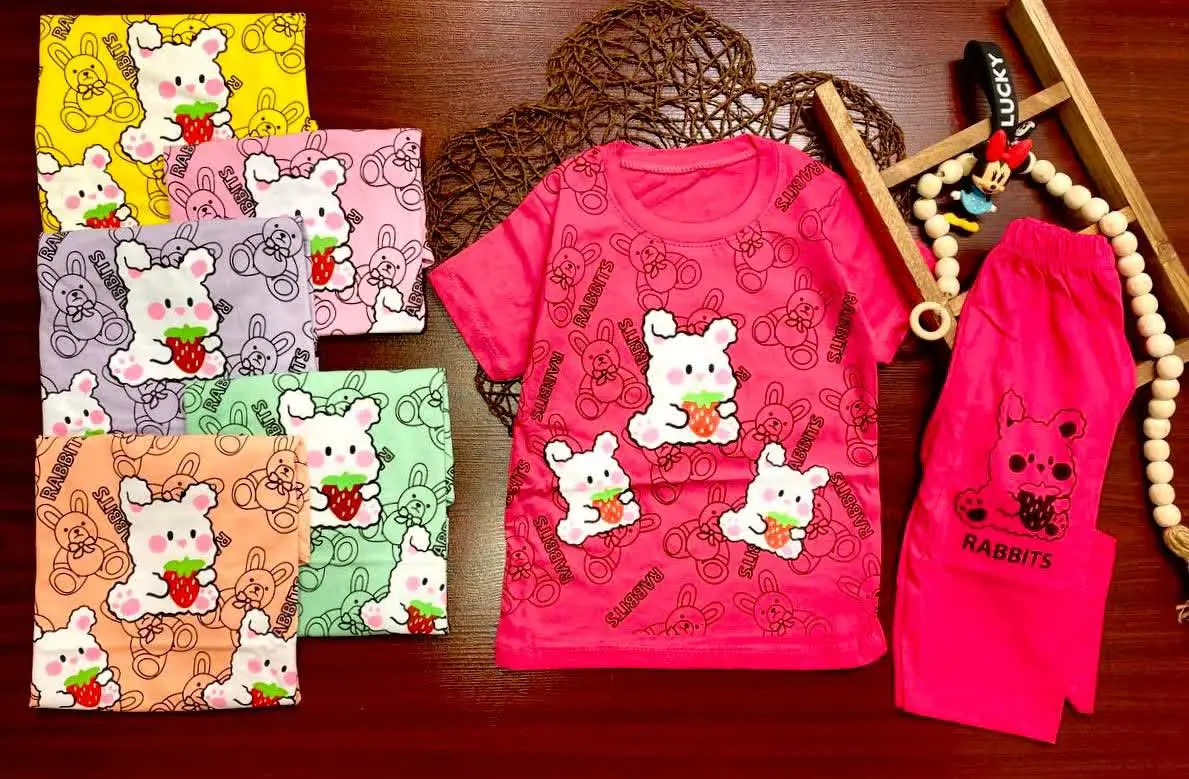 🧶 تیشرت شلوارک 🚘 دخترانه
