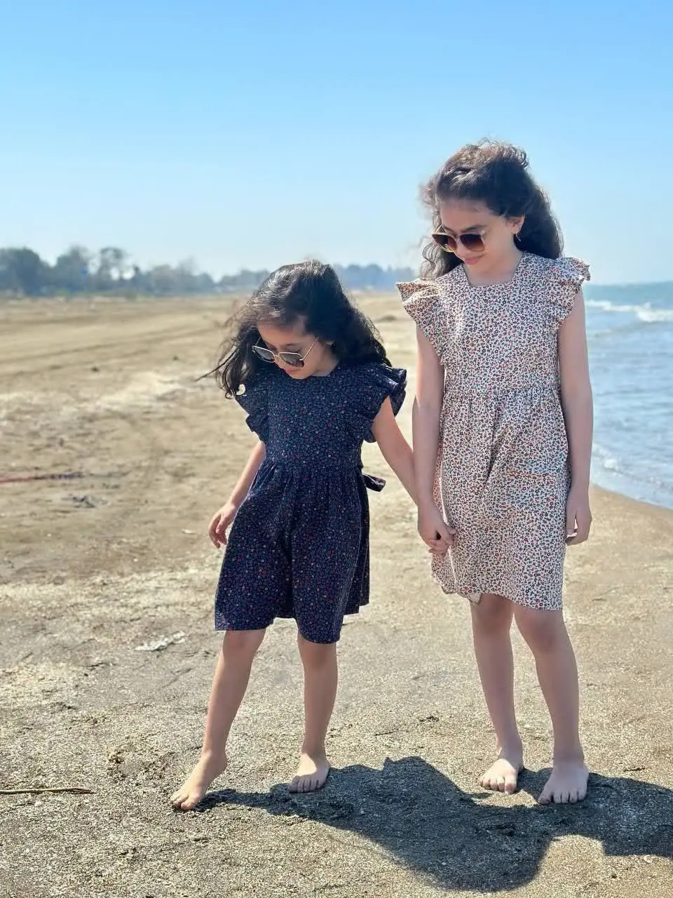 پیراهن دخترونه لنین الیاف طبیعی 
