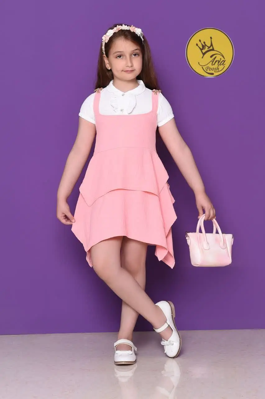 👗سارافون ابر و بادی دو تیکه 
