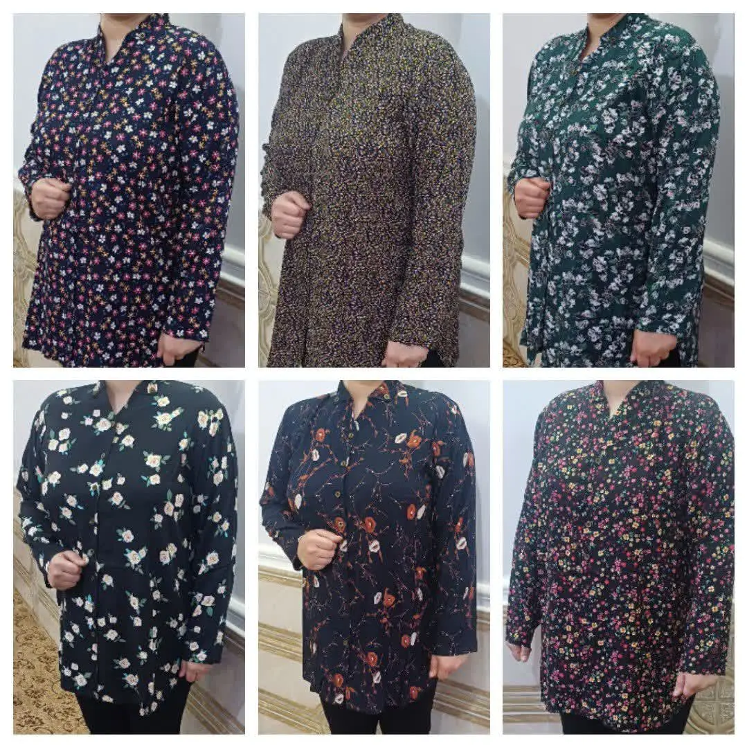 🔥تونیک مانتویی استین بلند نخی
