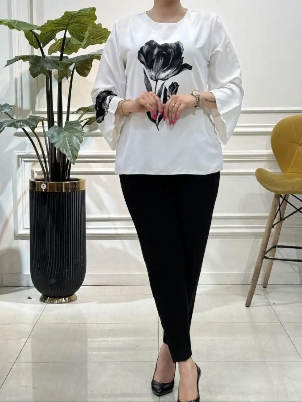 🦋نام محصول: شومیزشلوار رز 🌹
