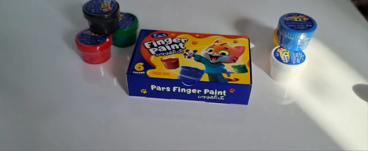 ✅ رنگ انگشتی پارس ۶ رنگ