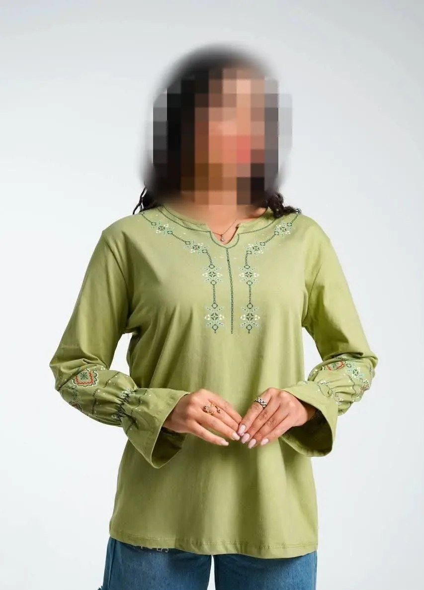 تونیک سنتی یقه کوبایی