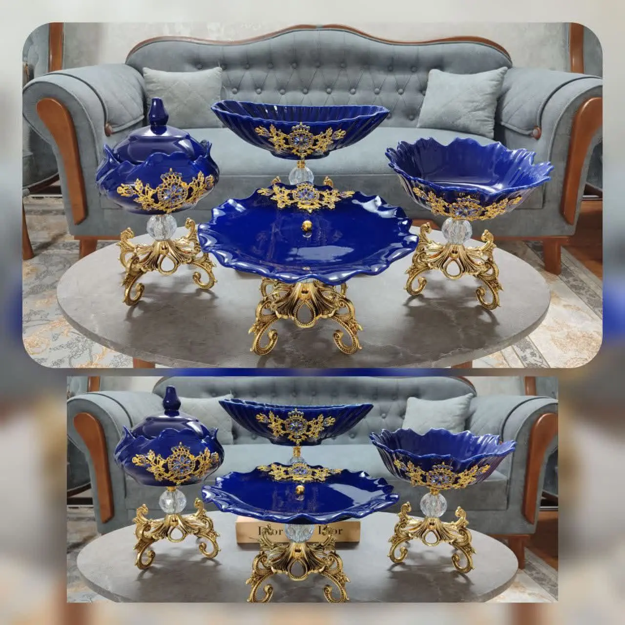 💐سرویس چهار تکه سورمه ای