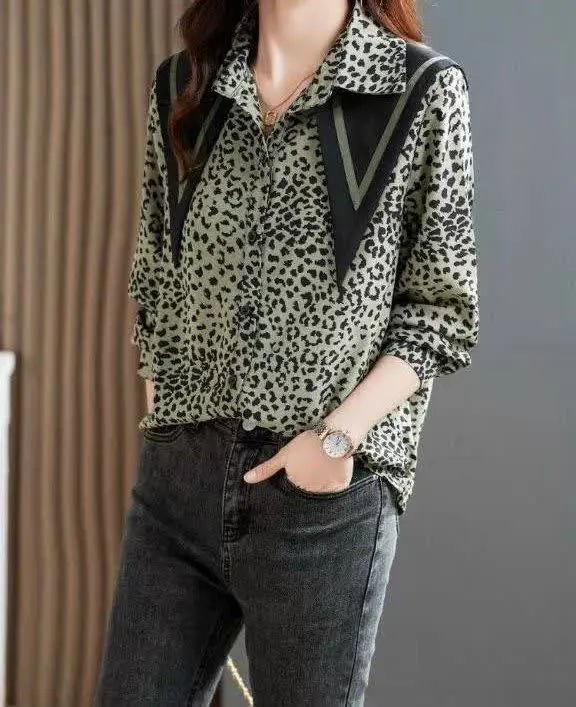 💞شومیز مجلسی پلنگی خاص💞
