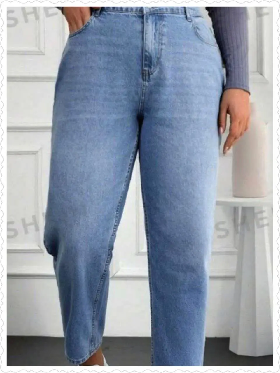 شلوار جین مام استایل
