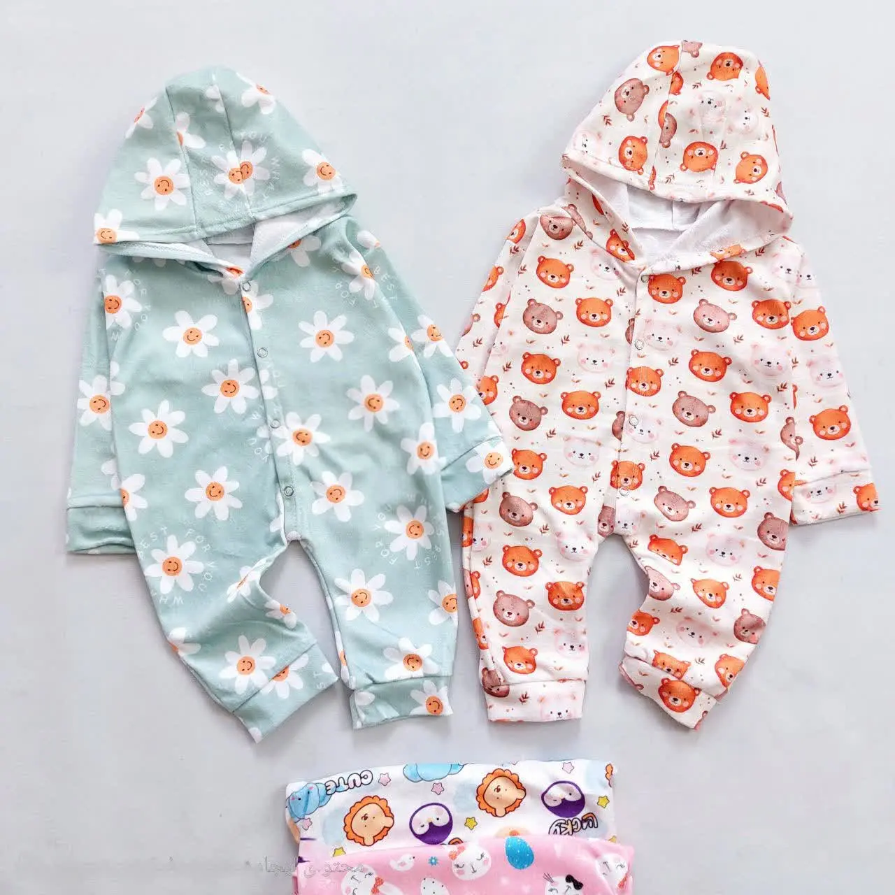 سرهمی مخمل کلاهدار تمام چاپ 😍