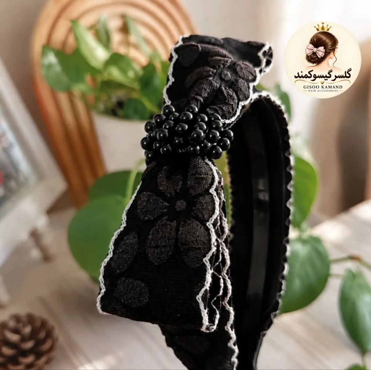 تل گل برجسته پاپیون مروارید...