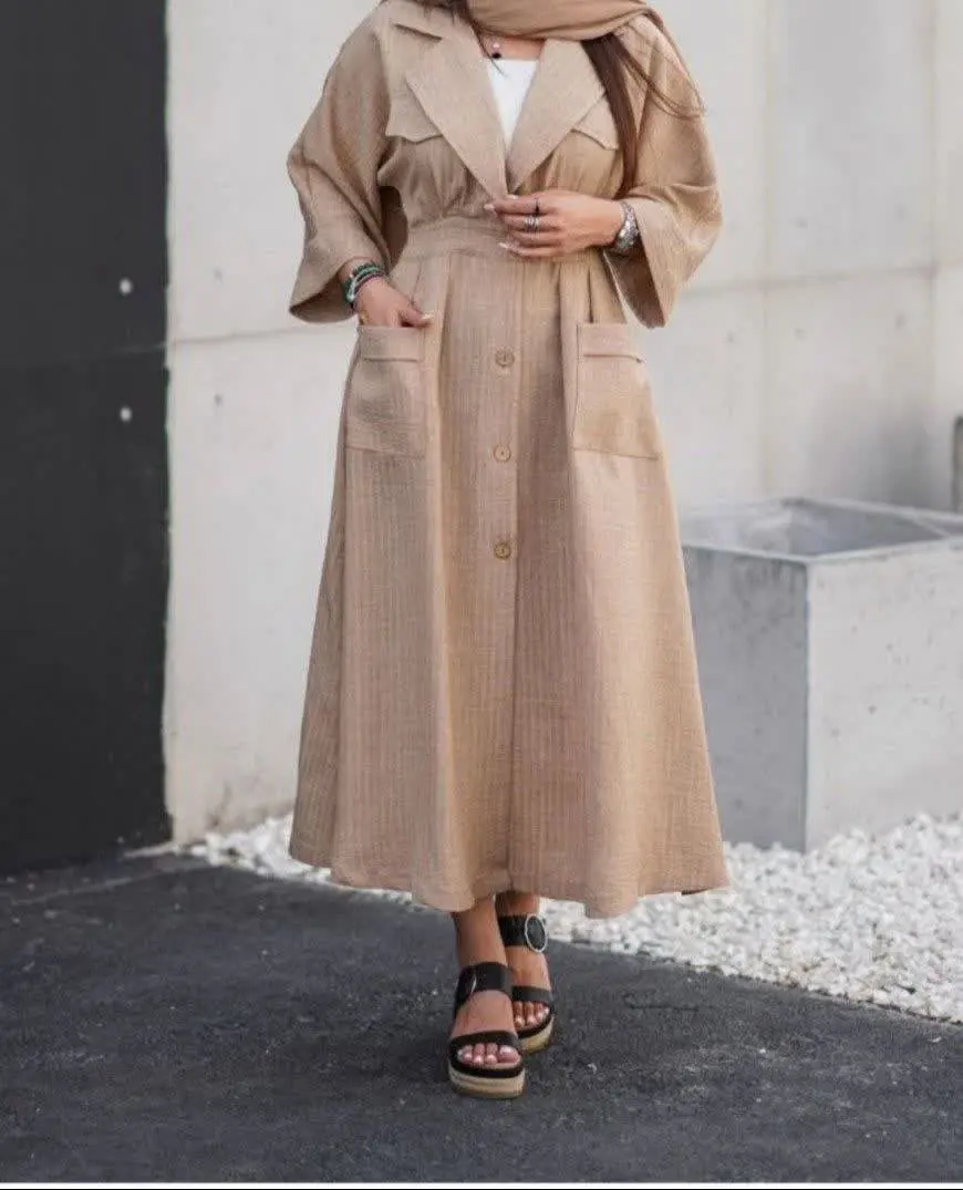 ☀️نام: مانتو بلند مدل هنگامه
