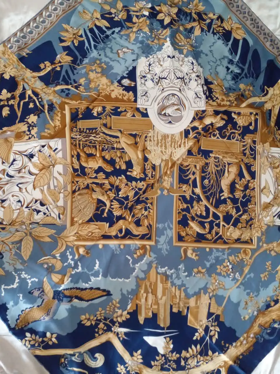 ✨روسری ابریشم لمون✨
