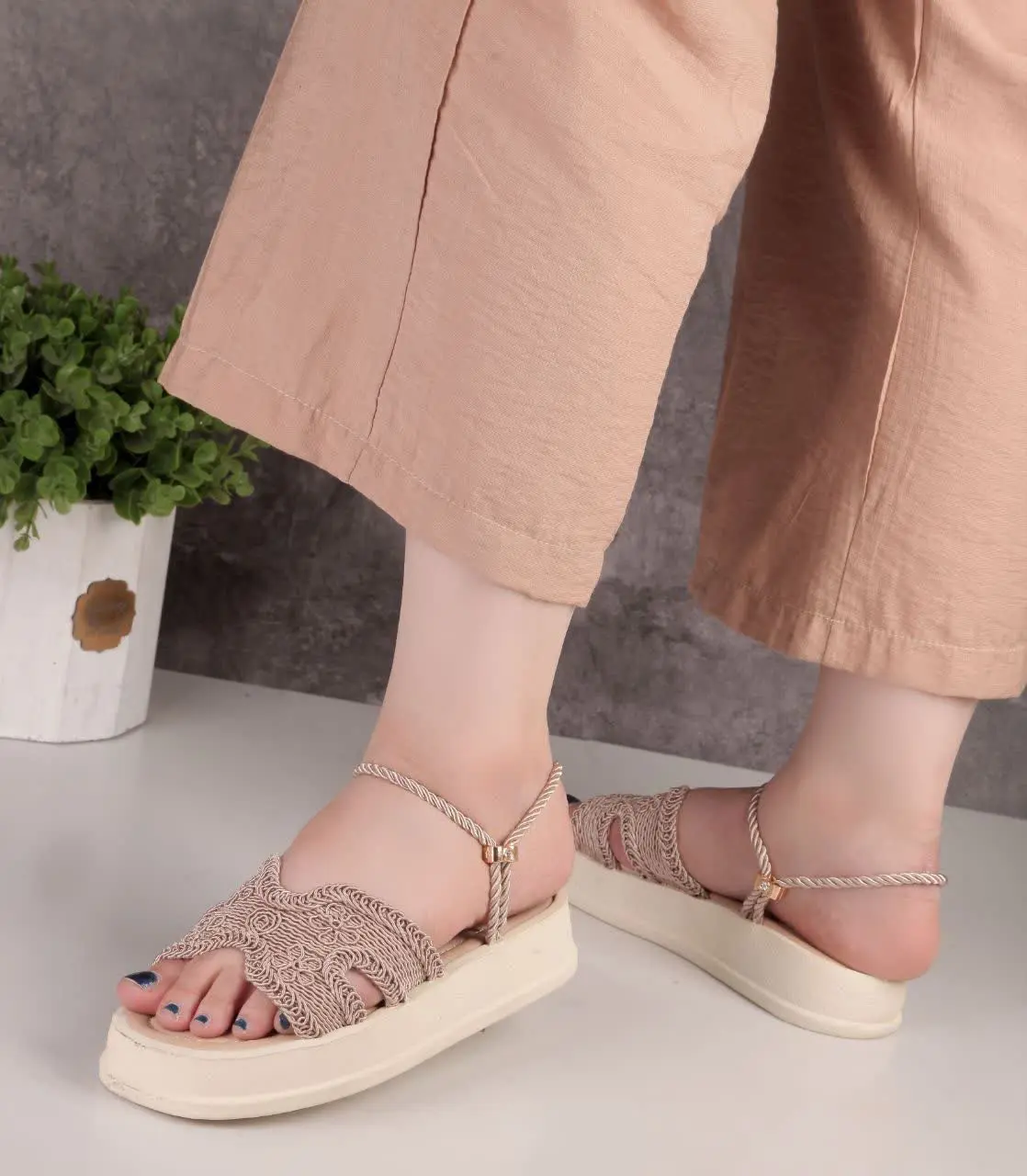 #صندل جدید جنس #گیپور ✨👡
