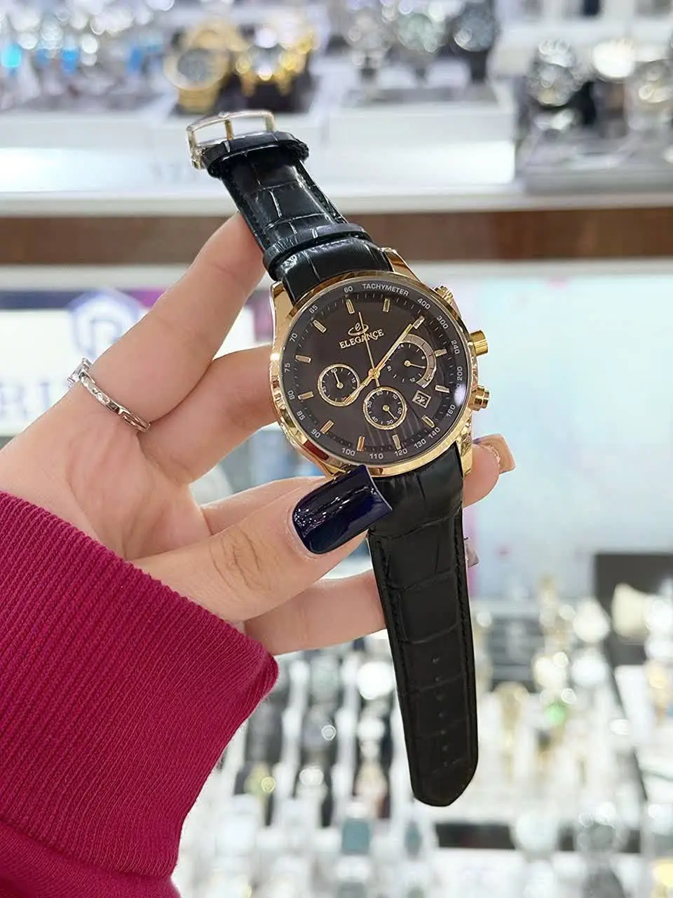 ساعت چرمی پرفروش الگانس💥