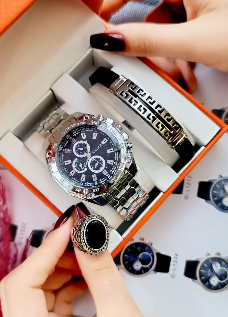 ♦️ ست ساعت و دستبند انگشتر