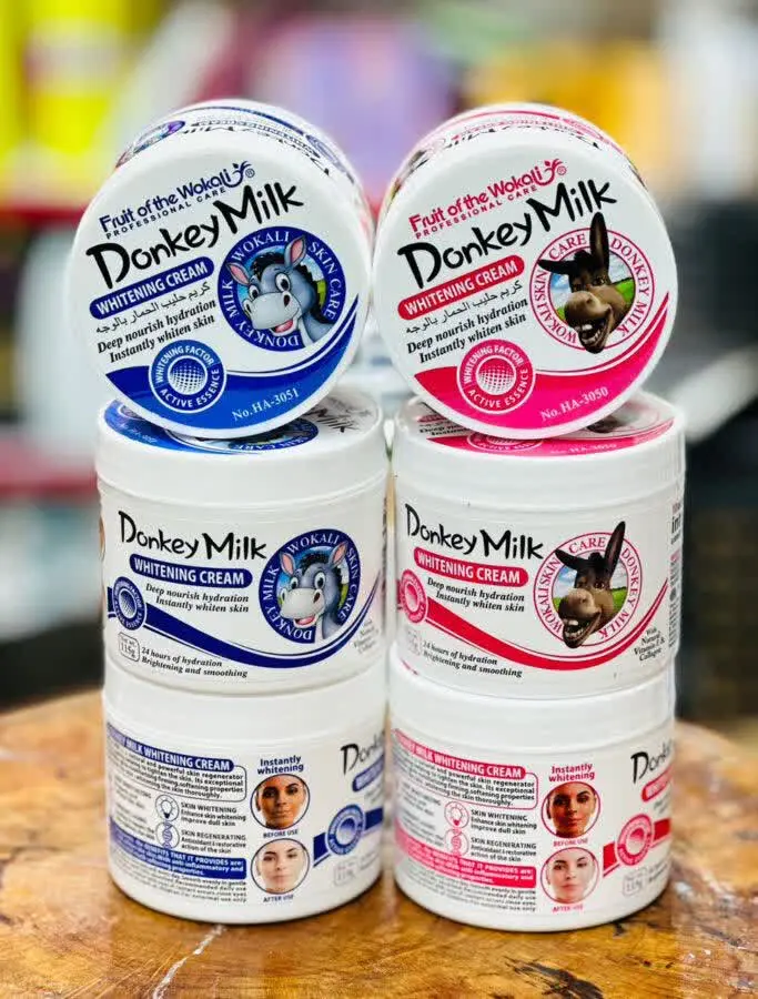 کرم آبرسان و سفید کننده‌ی شیر الاغ وکالی😃: 
