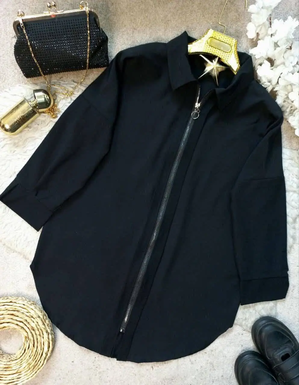 ❤️نام: مانتو مدل نوشین🏴 ((ویژه محرم)) 🏴
