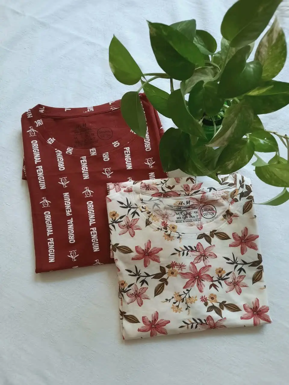 🌼تیشرت H&M قواره متوسط
