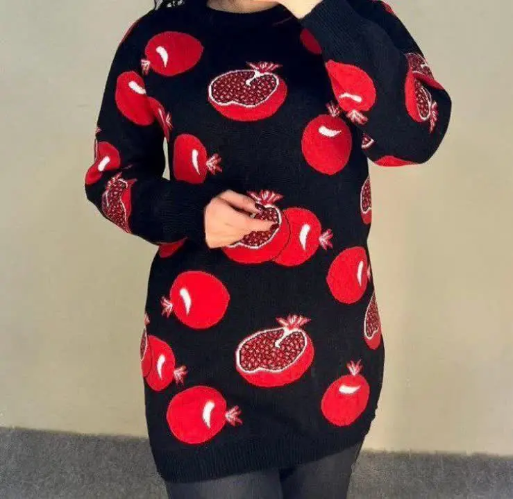 💞نام: بلوز بافت اناری