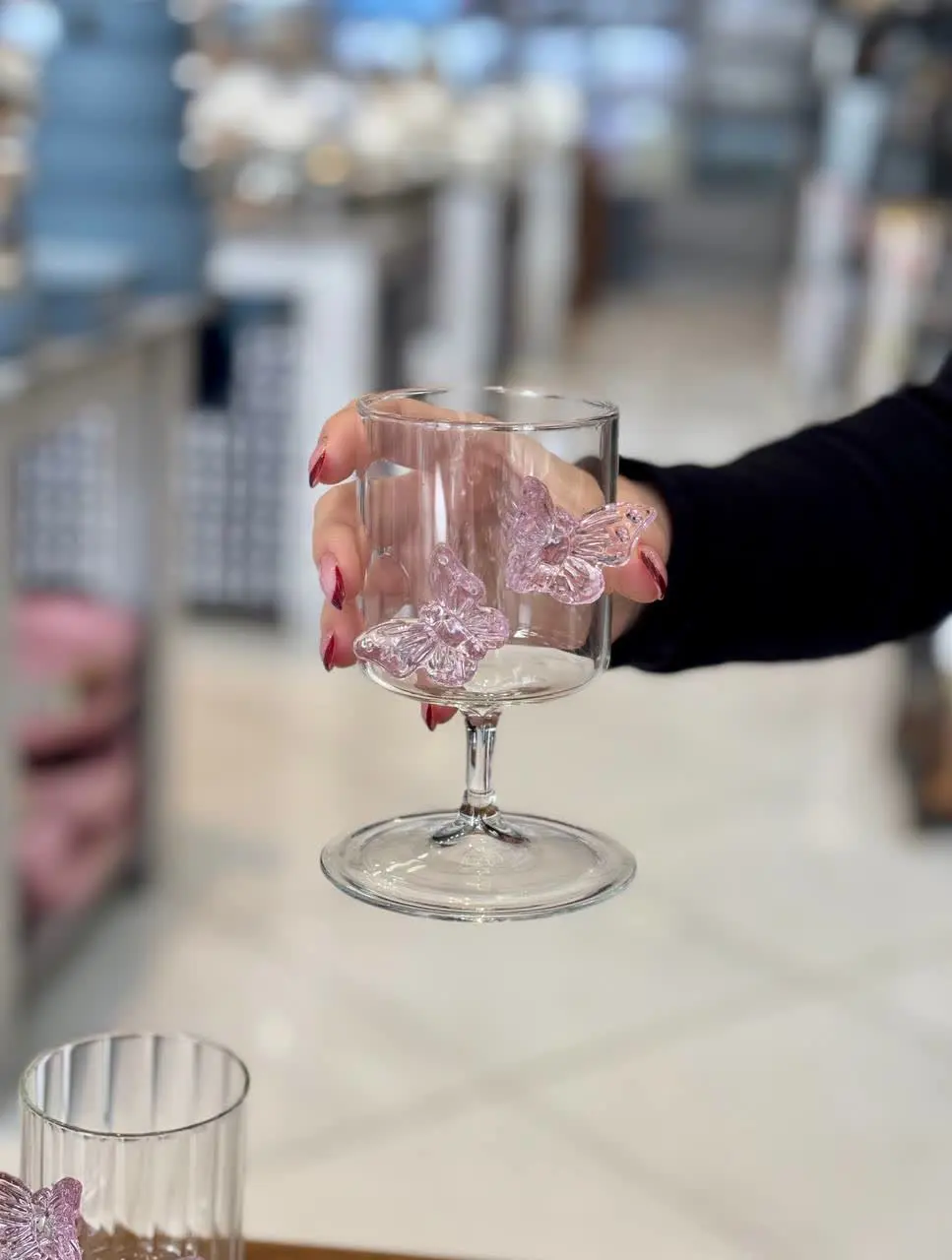 دسرخوری ساده طرح پروانه