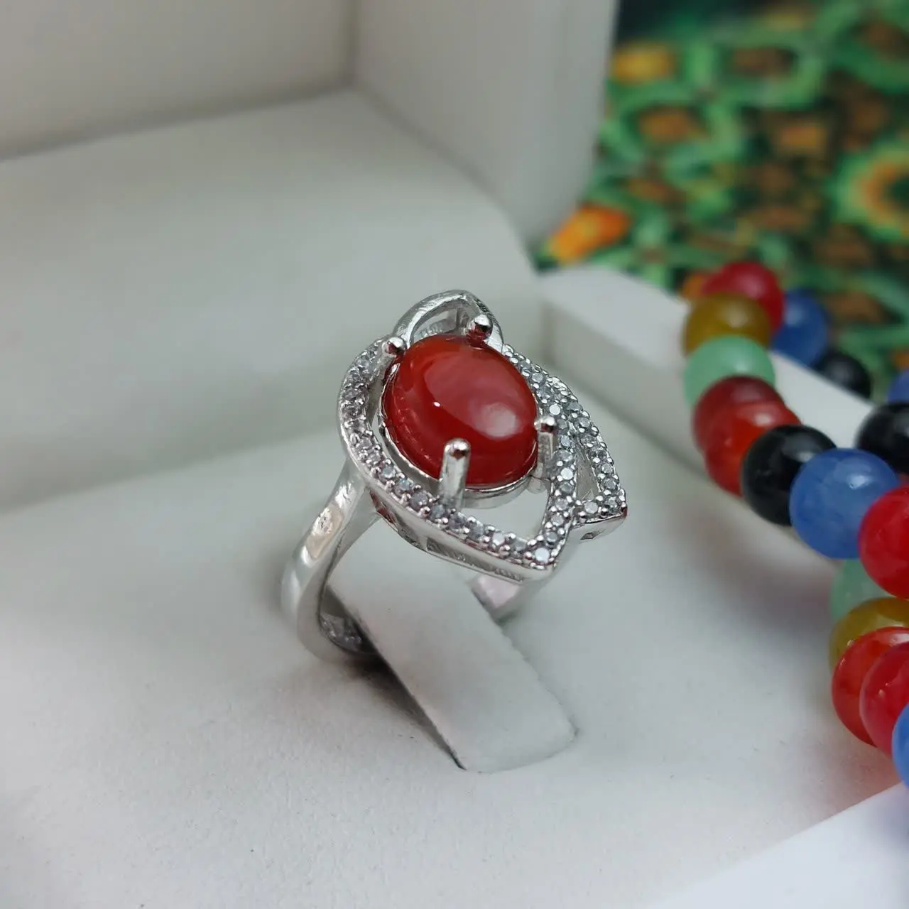 #انگشتر #نقره زنانه خیلی شیک 👌
