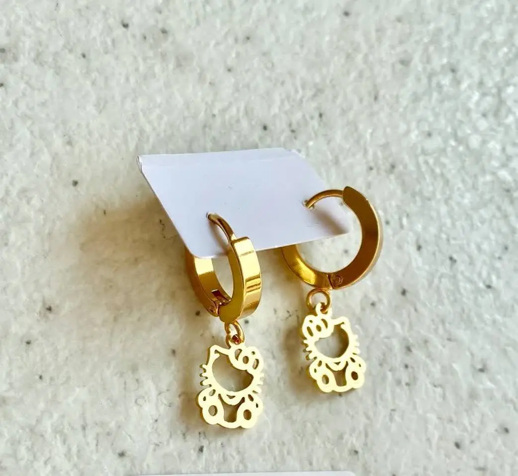 #گوشواره استیل براتون آوردم 
