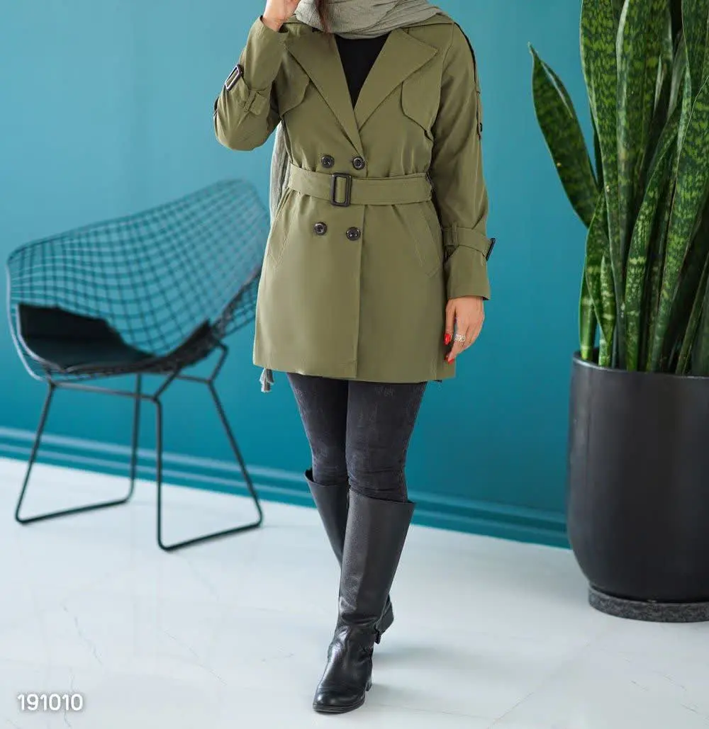 🔺بارانی مدل سالوین 
