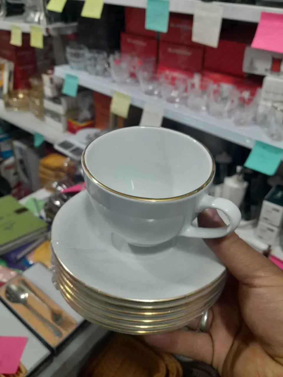 #ست چای خوری لب طلا😍😍
