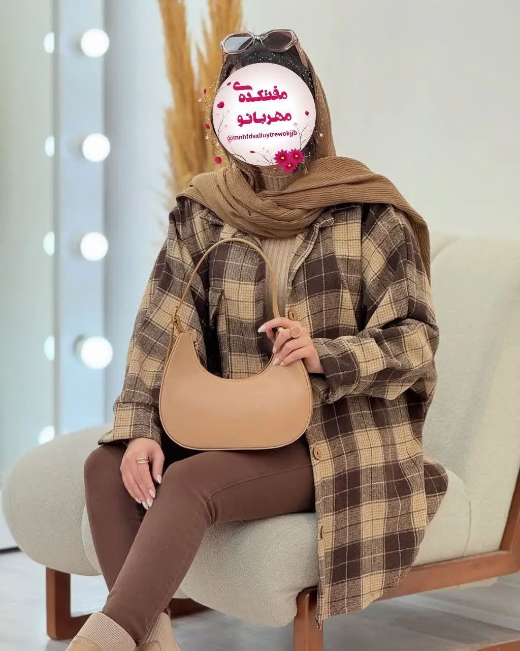 🛍نام: چهارخونه پانچ ملورین🍂
