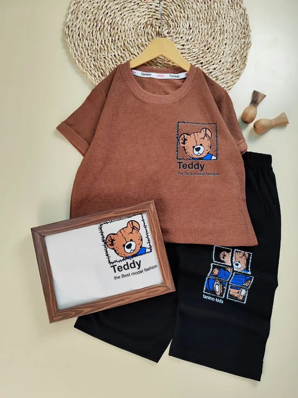 تیشرت شلوارک خرس مدلینگ 
