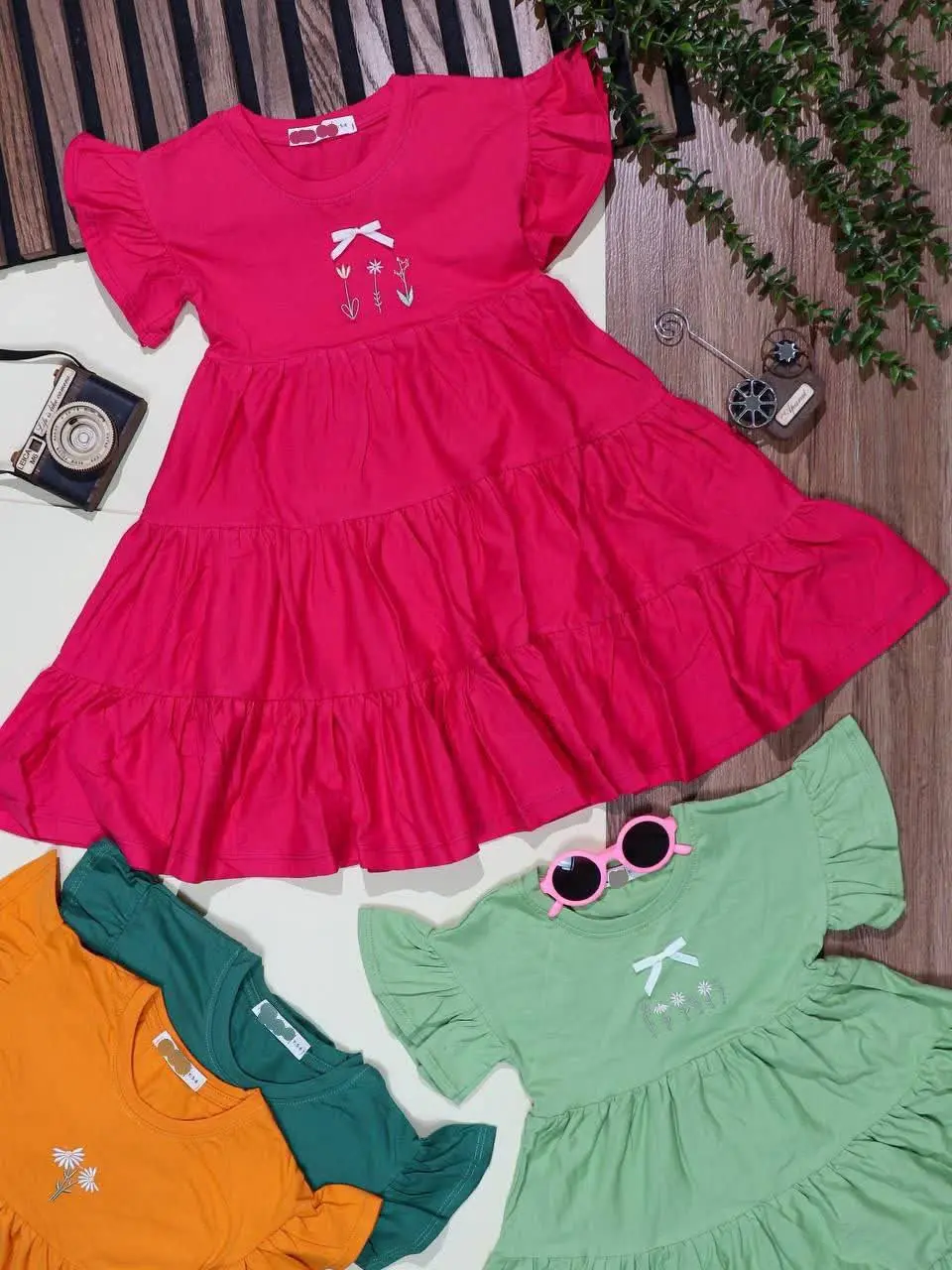 👕نام کالا: #سارافون_تک پنبه دخترانه 
