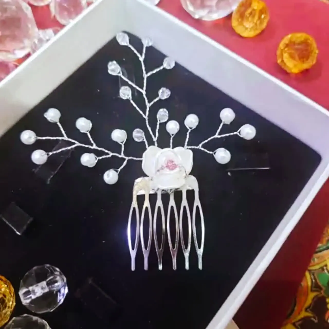 🌹#بغل_سری #شانه_شنیون ۶دندانه
