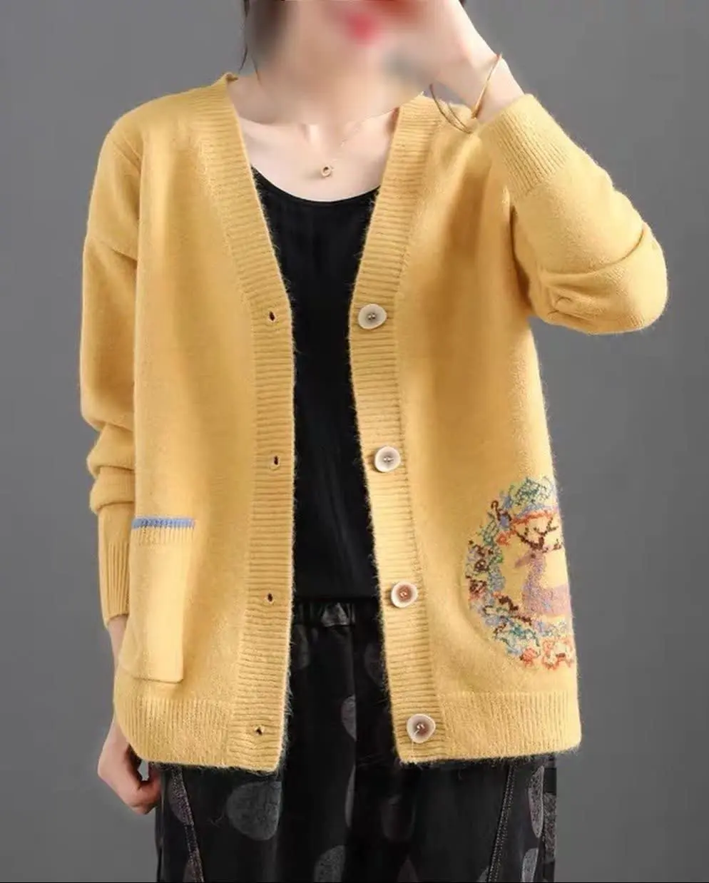 ژاکت بافت گرم و لطیف واردات...