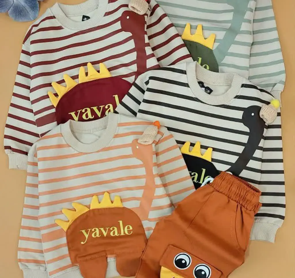 ست بلوز و شلوار طرح دایناسور🦖