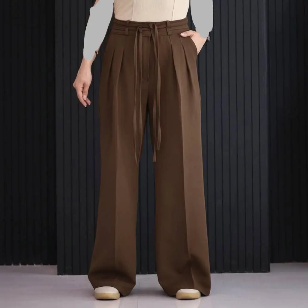 شلوار بگ کمربنددار